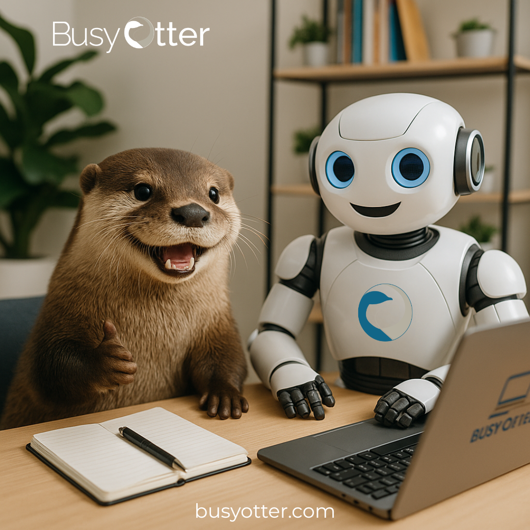 Human side of AI Busy Otter AI Agency
